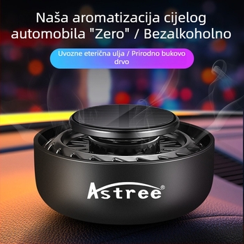 Solarni auto osvježivač zraka – difuzor mirisa za unutrašnjost vozila s galaktičkim svjetlom, uklanja mirise