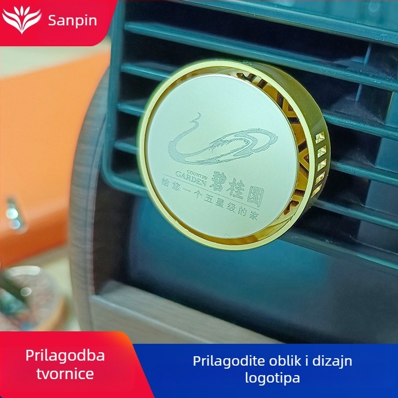 Metalni klip za aromu za izlaz zraka automobila, miris Marine Wood, trajanje isparavanja 31–60 dana