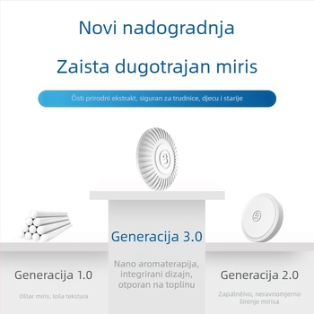 BEN.JACK Čvrsta automobilska aroma tableta – za montažu na sjedalo, dekoracija, miris i uklanjanje mirisa