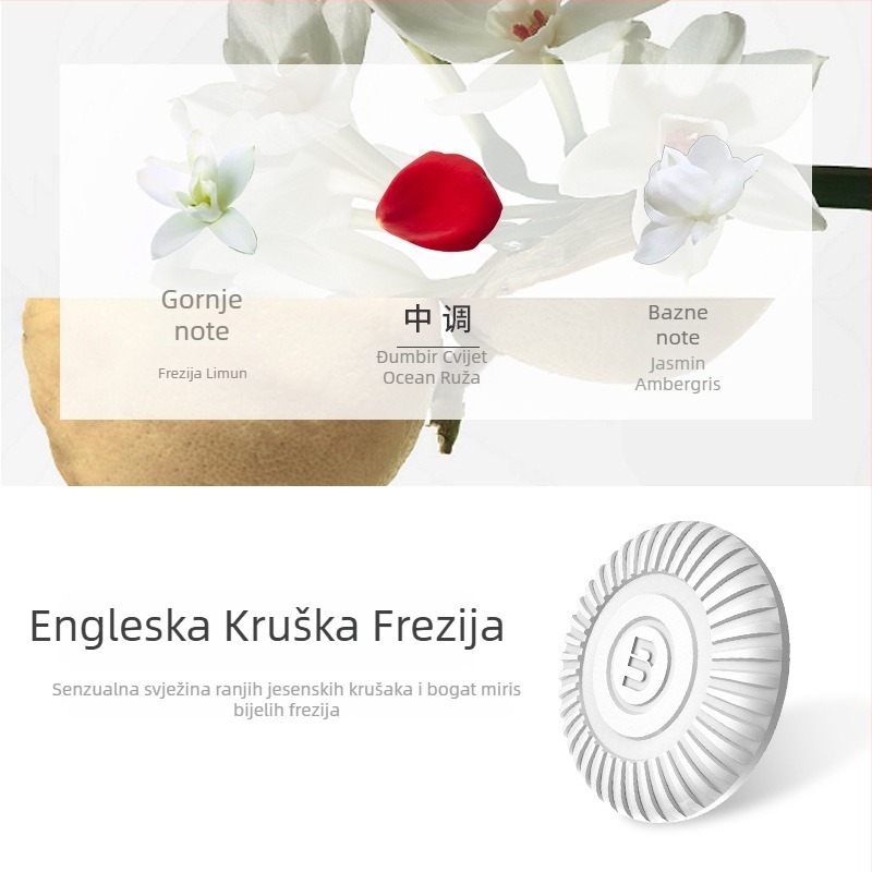 BEN.JACK Čvrsta automobilska aroma tableta – za montažu na sjedalo, dekoracija, miris i uklanjanje mirisa