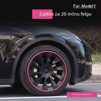 Zaštitni prsten kapice kotača Tesla Model Y, otporan na ogrebotine, modifikacija izgleda, plastika