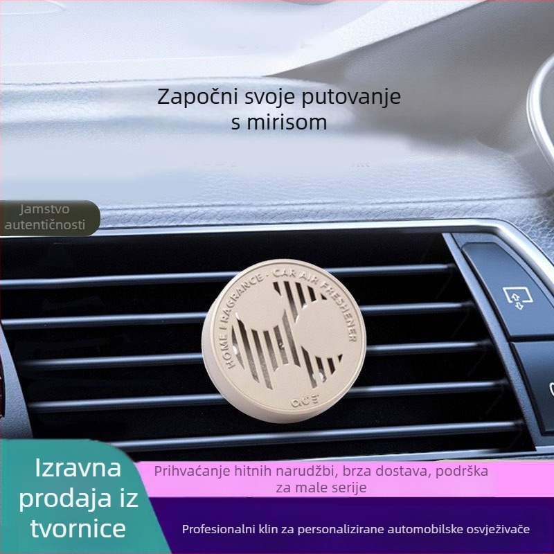 Auto osvježivač s metalnim držačem parfema, klipsom za ventilacijski otvor, cvjetni miris ljilana, isparavanje 31–60 dana, dekoracija i aromaterapija