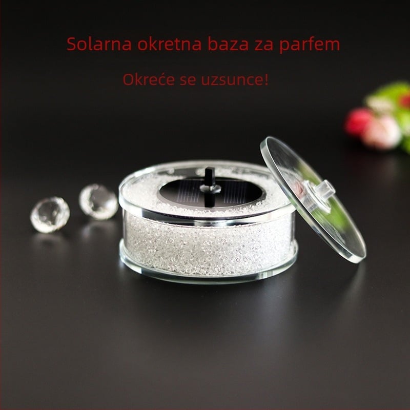 Stalak za parfem sa solarnim okretanjem, dijamantni dizajn — Marka: Druga