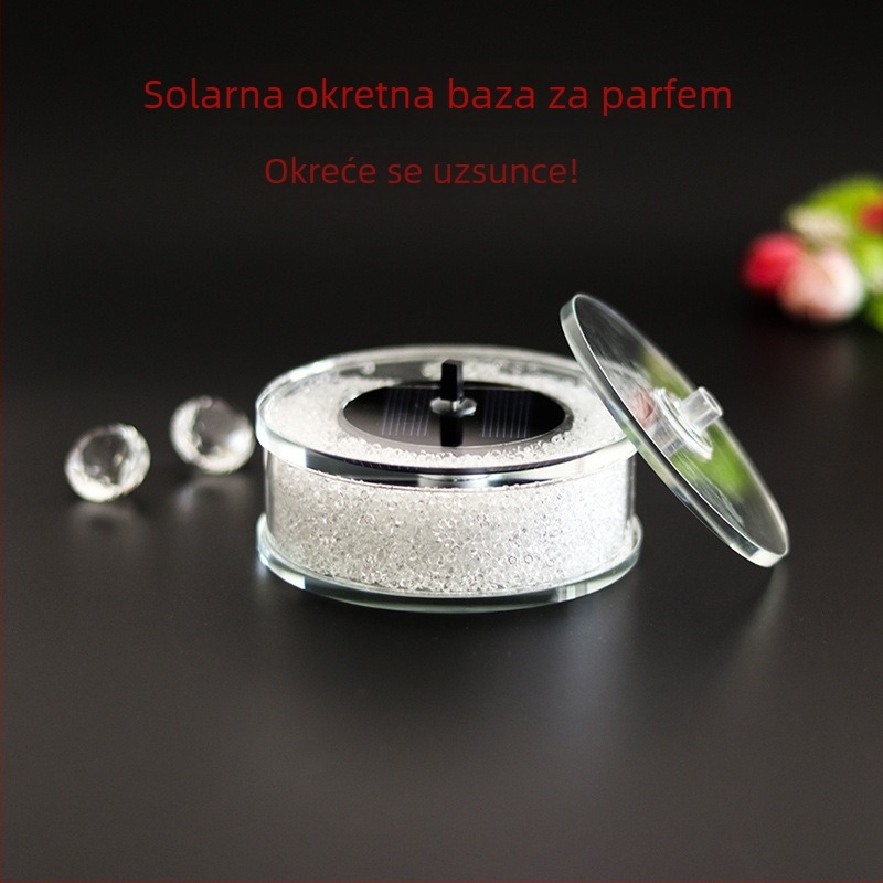 Stalak za parfem sa solarnim okretanjem, dijamantni dizajn — Marka: Druga