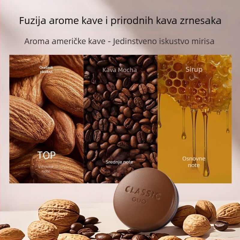 Win Win automobilcki osvježivač s klipom za ventil, nosač parfema od legure, miris kave, trajanje isparavanja 1–15 dana