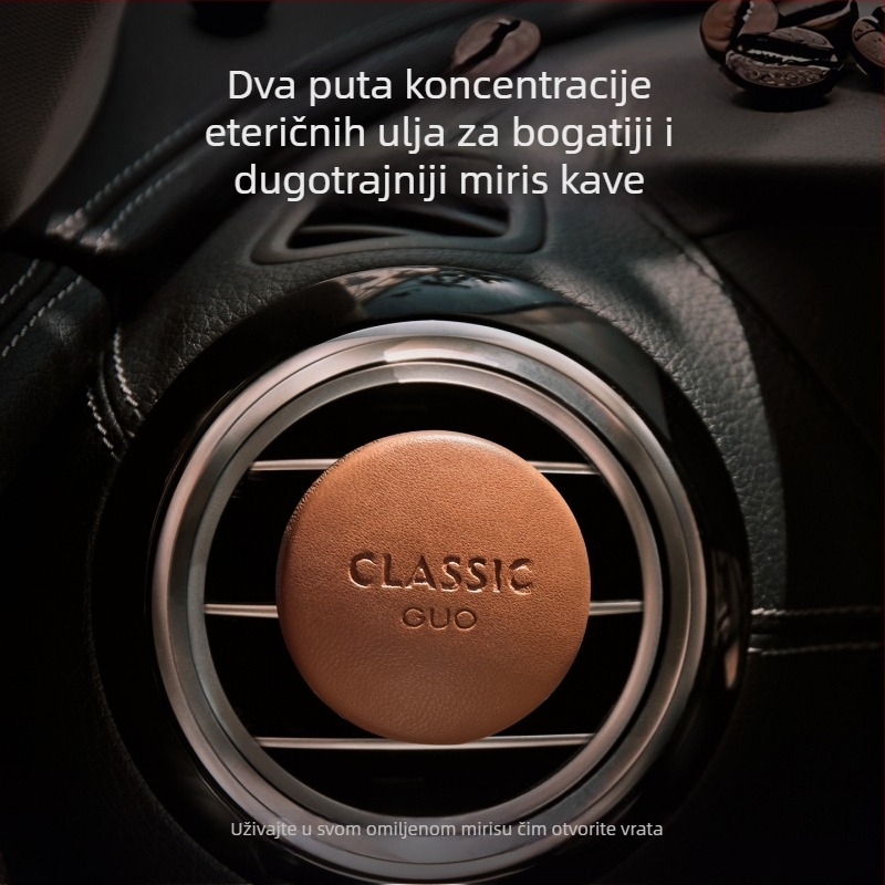 Win Win automobilcki osvježivač s klipom za ventil, nosač parfema od legure, miris kave, trajanje isparavanja 1–15 dana