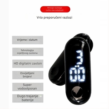Motociklistički digitalni sat za električna vozila | ljepjivi nosač | 24-satni prikaz | model N1