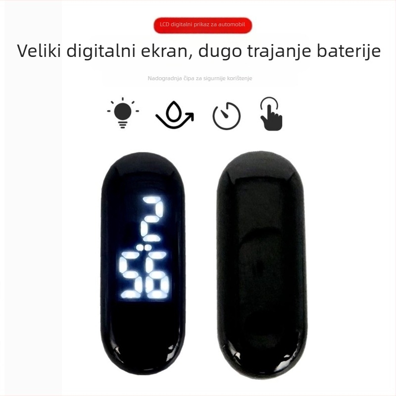 Motociklistički digitalni sat za električna vozila | ljepjivi nosač | 24-satni prikaz | model N1