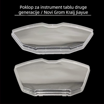 Kućište instrument ploče električnog motocikla, Jiayue Thunder King, druga generacija, proziran poklopac zaslona.