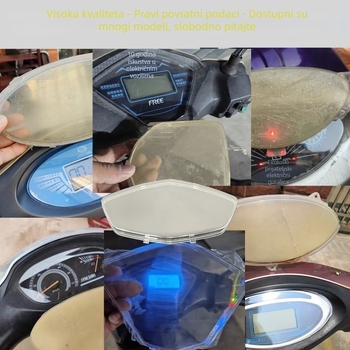 Kućište instrument ploče električnog motocikla, Jiayue Thunder King, druga generacija, proziran poklopac zaslona.