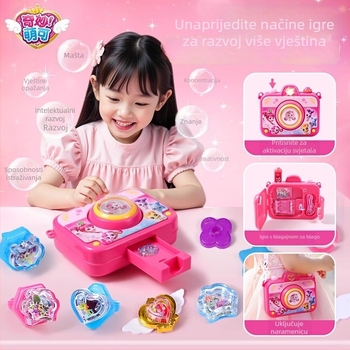 Qian xier DIY Sticker Stroj za djecu — Simulirano nakit, Plastika, Za uzrast 4–6 godina
