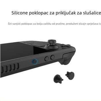 Set zaštite Steam Deck s prašnim čepom, naljepnicama za tipke i touchpad te silikonskim kapicama za joystick GP-812