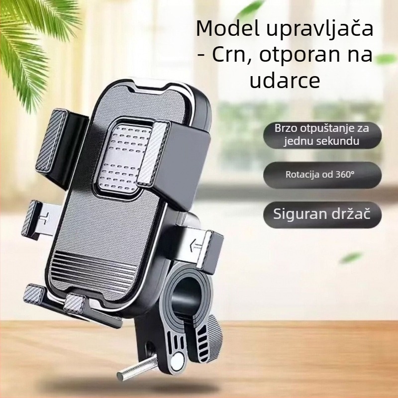 Držač telefona za električno vozilo s gravitacijskim držačem, punjiv, električno zaključavanje, kompatibilan s BYD pločom instrumentne ploče