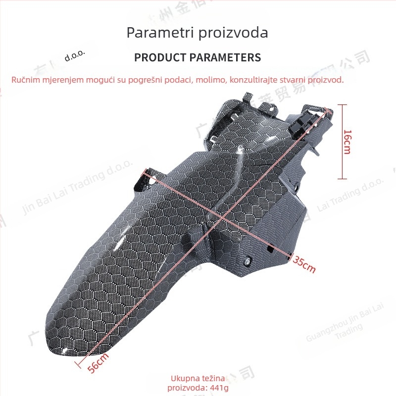 Stražnji blatnik za VARIO Honda CLICK 125i 150 – JBL, PP materijal, široki stil