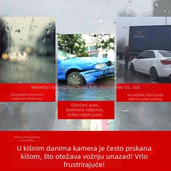 ABS zaštita od kiše za kameru za vožnju unatrag za Lexus ES (2018+), ES200/260/300h – montaža ljepilom