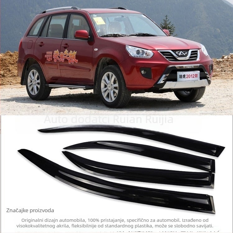 Akril kišna zaštita za Ruihu, montaža ljepilom, paket od 4 komada