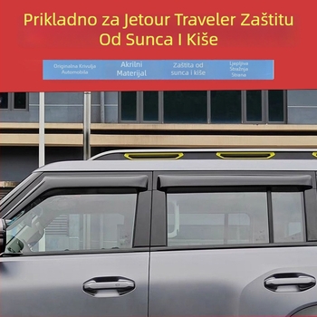 Jetour Traveler prozor kišni branik — guma, marka An Ruicheng, bez prilagodbe