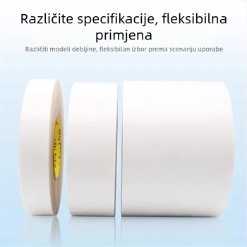 3M55260 Dvostruka PET ljepilna traka s akrilnim ljepilom, 0,2 mm, temperaturni raspon 93–149°C, ultra tanka, visoka adhezija, jednostavno rezanje kalupom