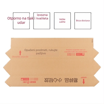 Jingbu petoslojni trokutasti karton, sklopivi karton, od Kraft kartona, debljine 50, ekstra tvrdo