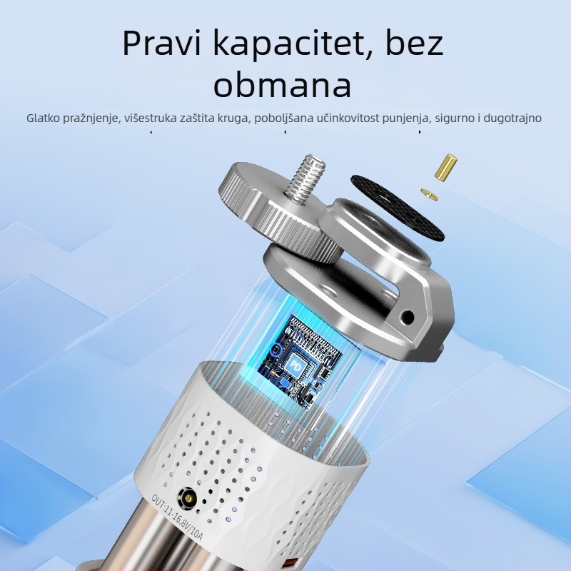 Grip baterija za fotoaparat – 3C certifikacija, LED indikator, prijenosno napajanje za punjenje, kompatibilan s Godox ML100Bi/ML60Bi