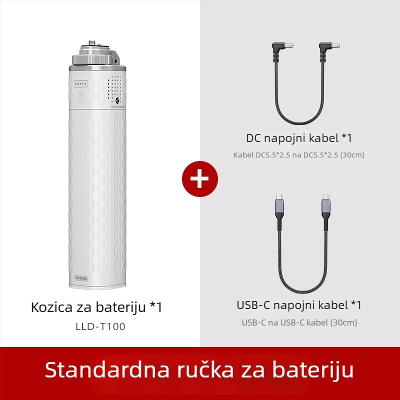 Grip baterija za fotoaparat – 3C certifikacija, LED indikator, prijenosno napajanje za punjenje, kompatibilan s Godox ML100Bi/ML60Bi