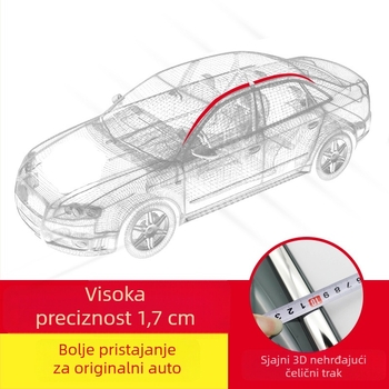Kišni vizir za Toyota Prado, 4Runner, Prius, Land Cruiser – PVC, brend Bunk, prilagodljiva prerada