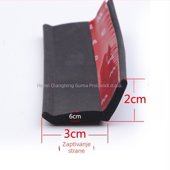 Brtvljenja traka za garažna vrata za rolo vrata — guma, marka Qiangteng, zaštita od prašine i vjetra, zaštita od kiše, otpornost na niske temperature