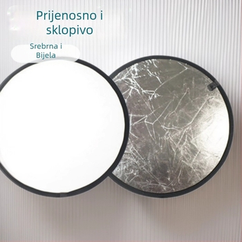 2-u-1 reflektor i panel rasvjete za fotografiranje proizvoda | Tip: pozadinska tkanina | Materijal: PVC | Primjena: fotografiranje proizvoda | Težina: 0,08 kg