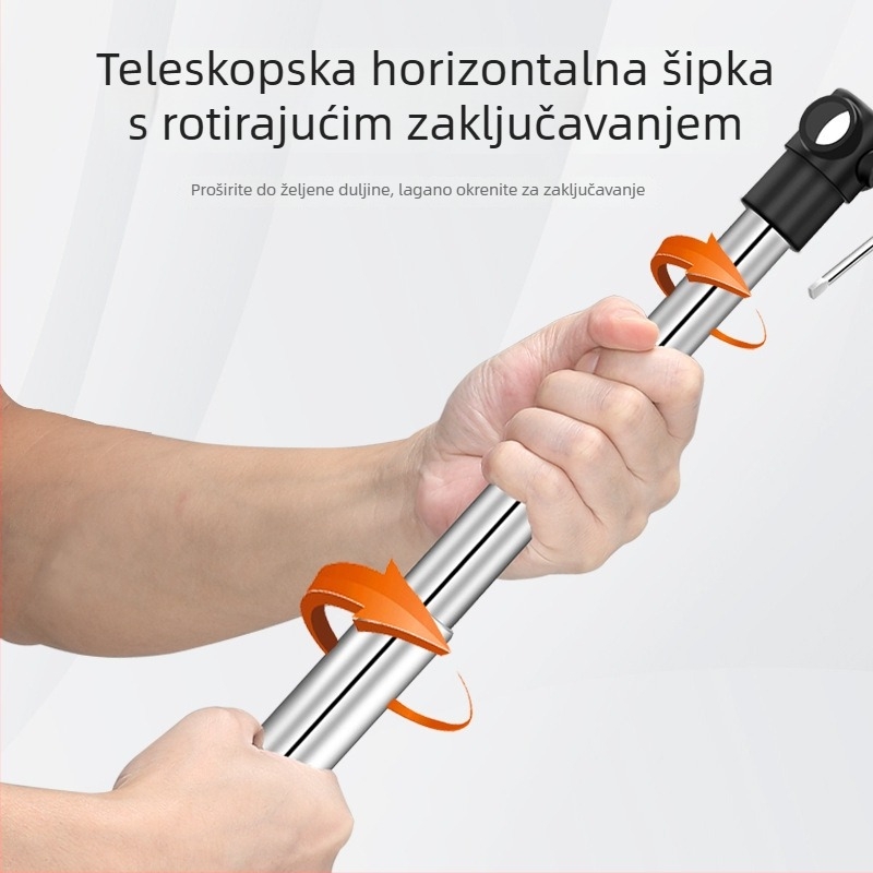 Stalak za pozadinu za fotografiju proizvoda od nehrđajućeg čelika, teleskopski, Lei photo, težina 1,4 kg