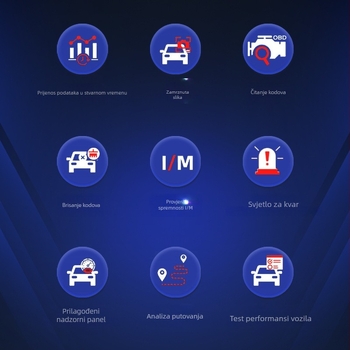 Ulttech XL-OBDII V1.5 auto skener OBD-II – detekcija kvarova, 12V, radna temperatura 55°C