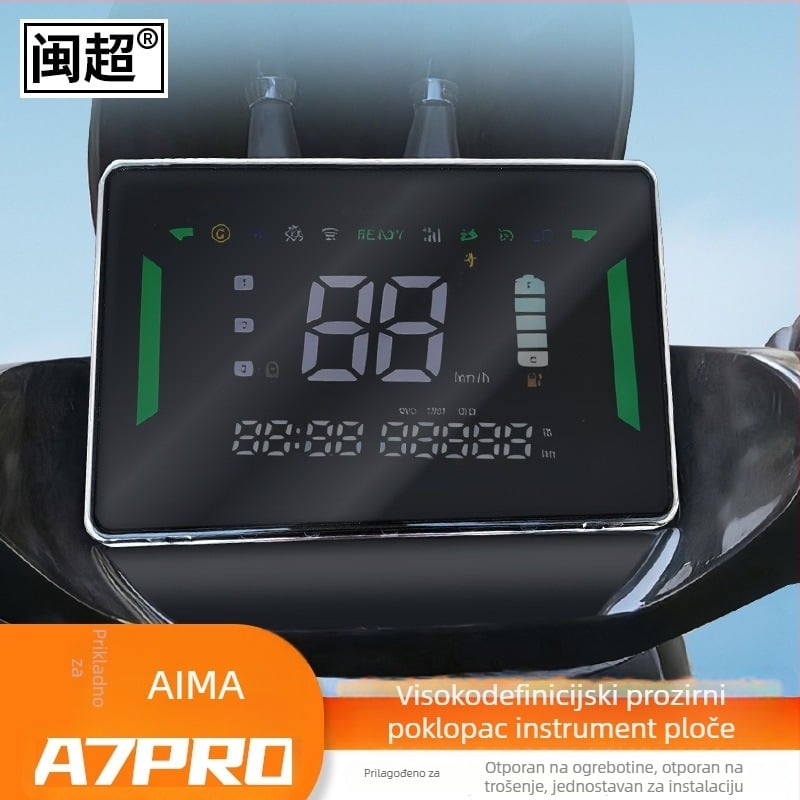 Kućište instrument ploče za AIMA A7 – vodootporni pokrov zaslona, kompatibilan s A7 Pro i A7 Ultra; Minchao, model F87#.