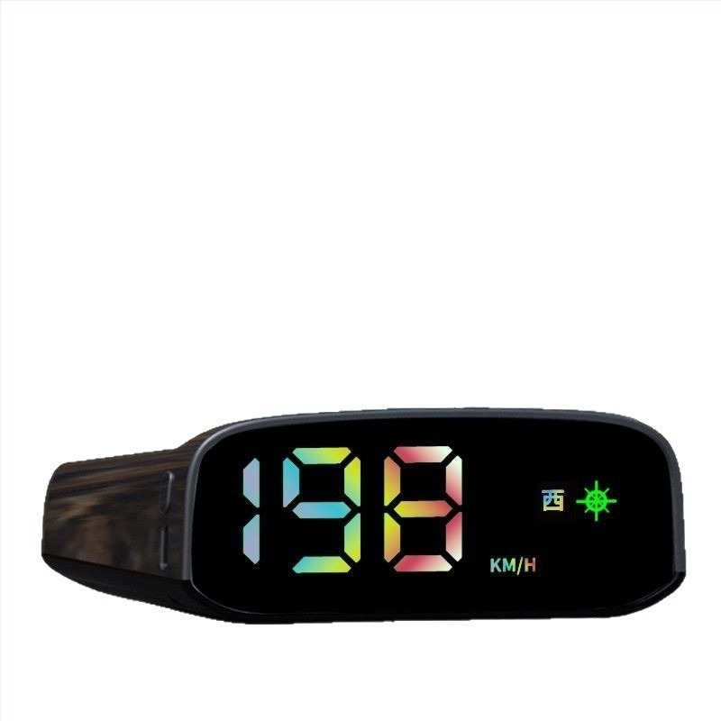 Automobilski solarni HUD zaslon - LCD HUD zaslon, GPS ulaz, solarno napajanje, ABS+PC materijal, težina 0,15 kg