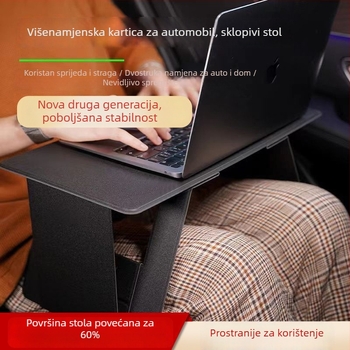 Auto stol za laptop – sklopiv, prenosiv, tanak i lagan za rad u automobilu
