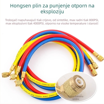 Diaphragma tlakometar za automobilni rashladni sustav HS-236A-60, raspon mjerenja 3.8, točnost 1.6, izravno spajanje