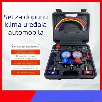 Manometar za klimatizaciju za rashladno sredstvo R134A, raspon 35-55 MPa, preciznost 0,1, navojno povezivanje 11 mm