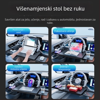 Mali stol za auto za volan — višestruko funkcionalan, sklopiv, plastika, zidna montaža, Waytogrow