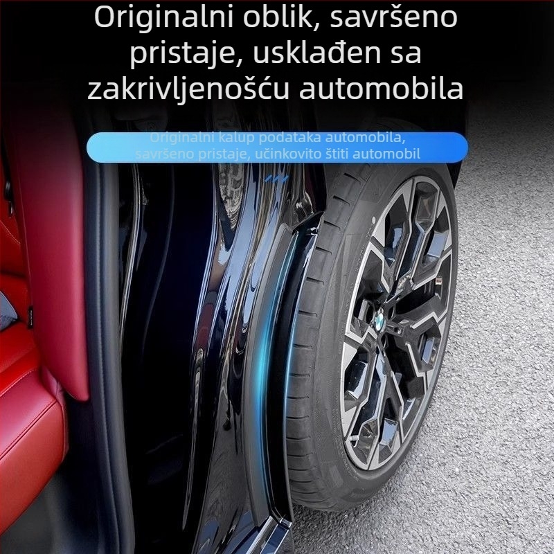 Zadnja unutarnja obloga blatnika za BMW X3 - 2 komada, mekani plast