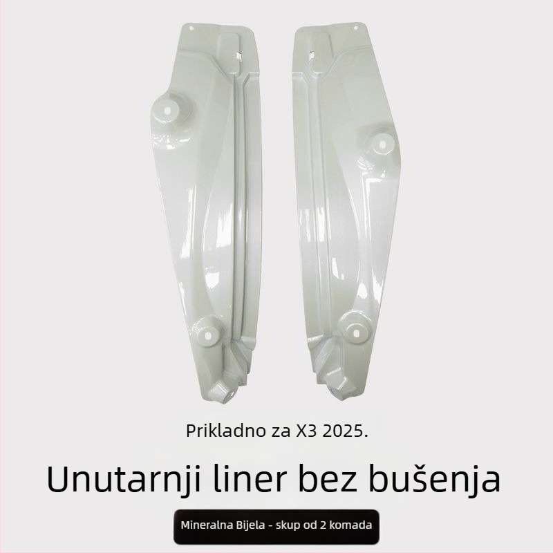Zadnja unutarnja obloga blatnika za BMW X3 - 2 komada, mekani plast