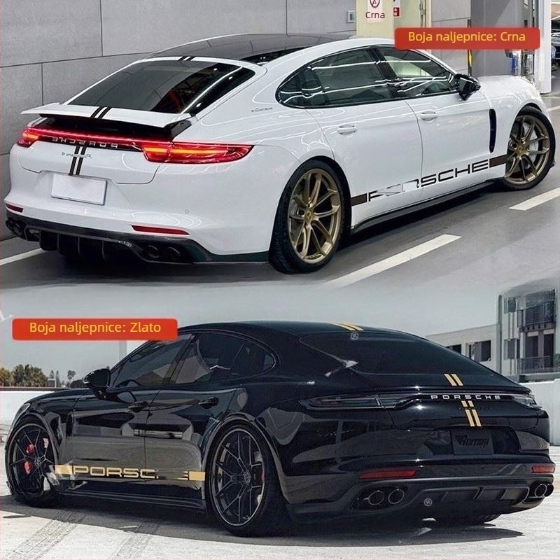 Automobilska naljepnica Porsche Panamera s dekorativnim kaputom i bočnim panelima — ljepilo za montažu, marka Jin zherui, kod proizvoda Panamera panamera, standardna specifikacija