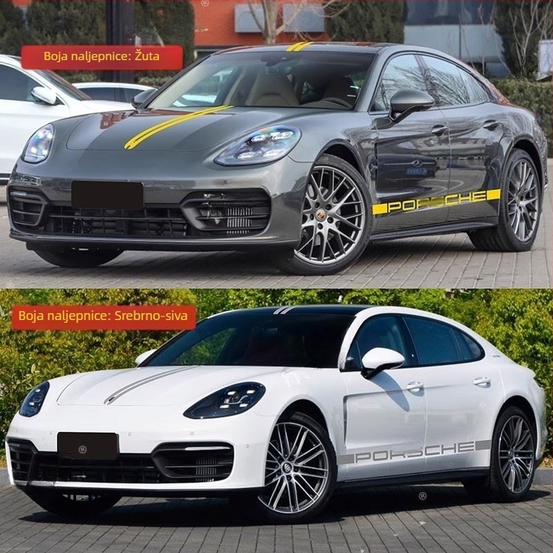 Automobilska naljepnica Porsche Panamera s dekorativnim kaputom i bočnim panelima — ljepilo za montažu, marka Jin zherui, kod proizvoda Panamera panamera, standardna specifikacija