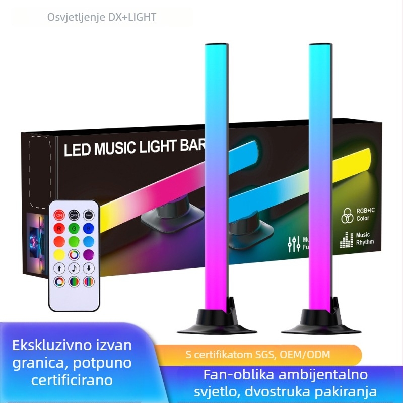 RGB ambijentalno svjetlo za stolni prostor s USB napajanjem, daljinsko i App upravljanje, stupasta montaža, OEM kompatibilan (USB napajanje; Daljinsko i App upravljanje; stupasta montaža; OEM kompatibilan)