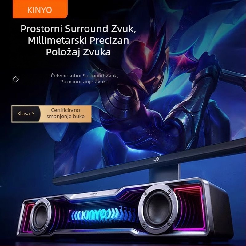 Stolni Bluetooth zvučnik – (Bluetooth 5.3; 6W snage; 40Hz-20kHz frekvencijski raspon; SNR ≥100dB; IPX4)