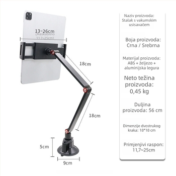 Sklopivi stalak za tablet za iPad, 0,45 kg