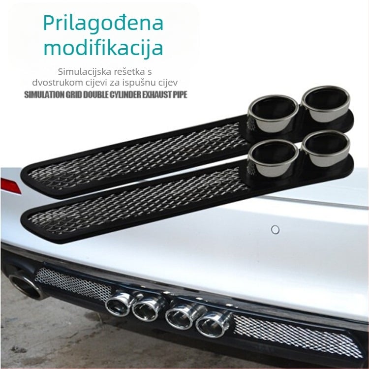 Automobilska dekorativna ventilična naljepnica, meka guma, prilagodljiva, model 146