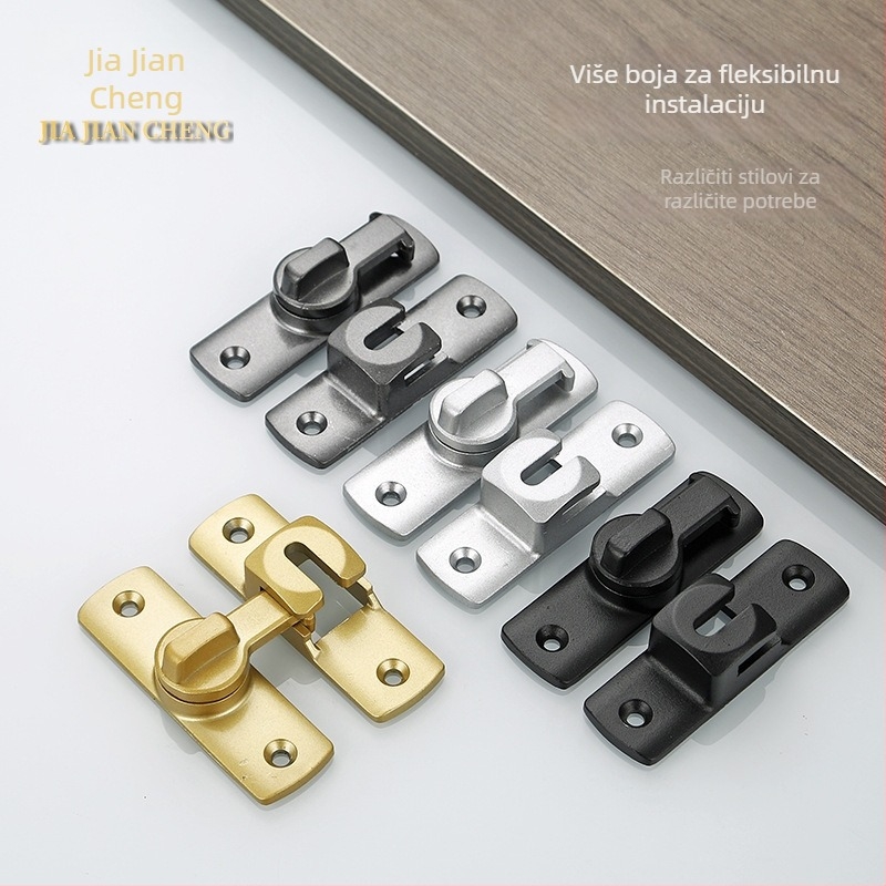 Polukružni zasun za klizna vrata, aluminijska legura, marka Jia Jiancheng, pogodna za vrata, prozore i ormariće, moderan jednostavan stil