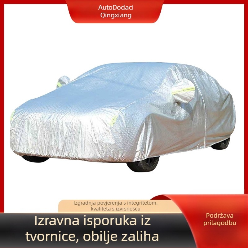 Pokrov za automobil s univerzalnim prilagodom, tekstilni materijal, težina 1 kg, prilagodljiv