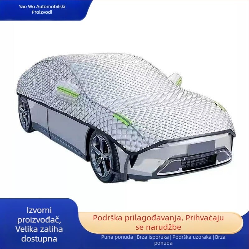 Zaštita automobila od pamuk-flisa, prilagodljiva, djelomična zaštita za vozila posebne namjene