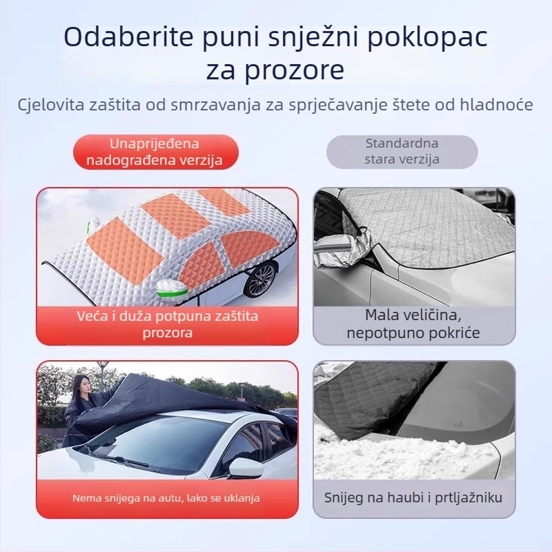 Zaštita automobila od pamuk-flisa, prilagodljiva, djelomična zaštita za vozila posebne namjene