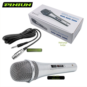 PINIUN SN-909 Bežični konferencijski mikrofon s pomičnom zavojnicom, 70 Hz–13 kHz, SNR ≥75 dB