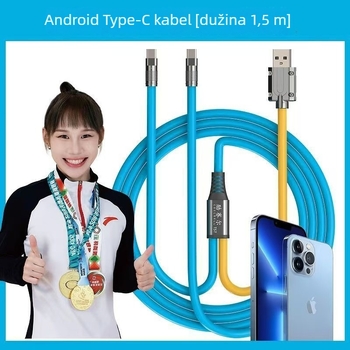 Kussel OTG audio izlazni adapter kabel za Apple i Android telefone, 480 Mbps, 1–2 m, bakreno jezgro